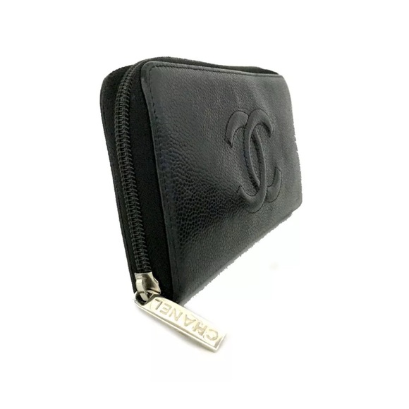 Authentic Chanel Wallet Black Leather Zippy. - Picture 2 of 9